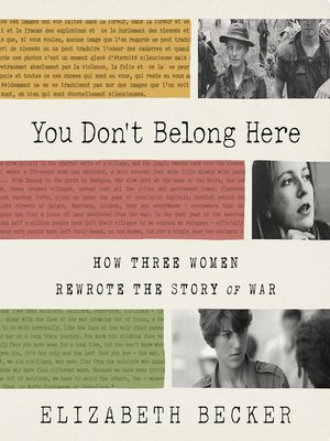 cover image of You Don't Belong Here